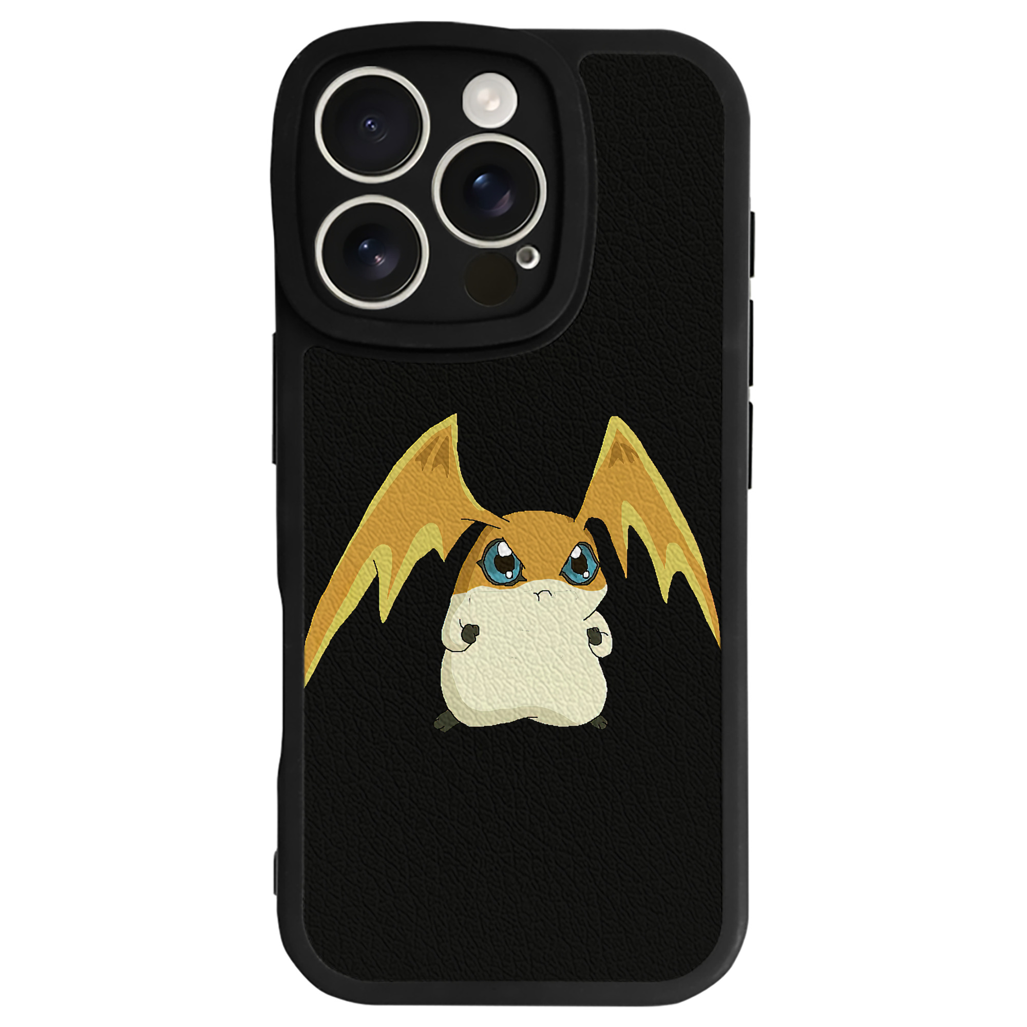 （画像用） Digimon デジタルモンスター/デジモン 【iPhone 16シリーズ対応】シリコンスマホケース（レザー調） 材質：シリコン